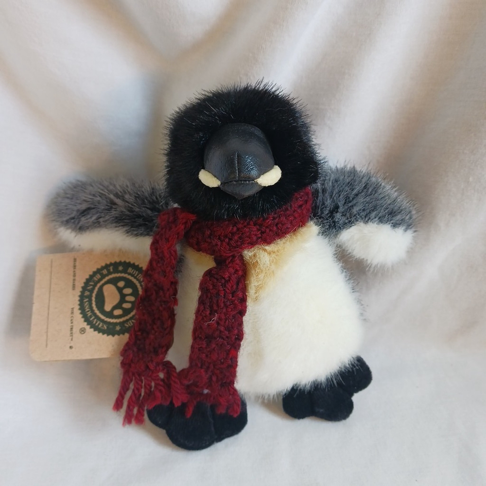 Boyds Bears Penguin Stuffed Animal With Tag 6 Inch